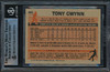 Tony Gwynn Autographed 1983 Topps Rookie Card #482 San Diego Padres Vintage Signature Beckett BAS #13786250