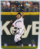 Ichiro Suzuki Autographed 7.5x9.5 Stretched Canvas Photo Seattle Mariners IS Holo SKU #202101