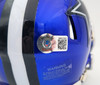 Herschel Walker Autographed Dallas Cowboys Flash Blue Speed Mini Helmet Beckett BAS QR Stock #202148