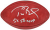 Tom Brady Autographed Official NFL Leather Football Tampa Bay Buccaneers "5x SB MVP" Fanatics Holo Stock #202366