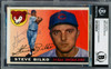 Steve Bilko Autographed 1955 Topps Card #93 Chicago Cubs Beckett BAS #14066528