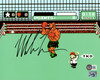 Mike Tyson Autographed 8x10 Photo Punch Out In Black Beckett BAS Stock #202432