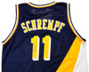 Indiana Pacers Detlef Schrempf Autographed Blue Jersey MCS Holo Stock #202425