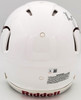 Bijan Robinson Autographed Texas Longhorns White Full Size Authentic Speed Helmet Beckett BAS QR Stock #202903