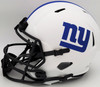 Lawrence Taylor & Saquon Barkley Autographed New York Giants Lunar Eclipse White Full Size Replica Speed Helmet "NFL ROY" Beckett BAS QR Stock #202989