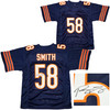 Chicago Bears Roquan Smith Autographed Blue Jersey Beckett BAS QR Stock #203004