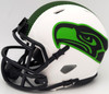 Walter Jones Autographed Seattle Seahawks Lunar Eclipse White Speed Mini Helmet MCS Holo Stock #203086