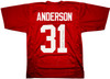 Alabama Crimson Tide Will Anderson Autographed Maroon Jersey "Terminator" Beckett BAS QR Stock #203018