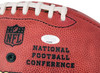 Walter Jones Autographed Official NFL Leather Football Seattle Seahawks "HOF 14" MCS Holo Stock #203089
