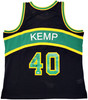 Seattle Supersonics Shawn Kemp Autographed Black Authentic Mitchell & Ness Hardwood Classics Swingman Jersey Size XXL "Reign Man" MCS Holo Stock #203431