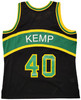 Seattle Supersonics Shawn Kemp Autographed Black Authentic Mitchell & Ness Hardwood Classics Swingman Jersey Size XL Signed On Front "Reign Man" MCS Holo Stock #203434