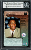 Allen Iverson Autographed 1996-97 Skybox Premium Rookie Card #85 Philadelphia 76ers Beckett BAS Stock #203710