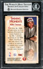 Allen Iverson Autographed 1996-97 Stadium Club Shining Moments Rookie Card #SM15 Philadelphia 76ers Beckett BAS #14133859