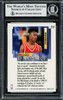 Allen Iverson Autographed 1996-97 Fleer Ultra Rookie Card #270 Philadelphia 76ers Beckett BAS #14133870