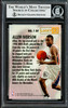 Allen Iverson Autographed 1996-97 Fleer Lucky 13 Rookie Card #1 Philadelphia 76ers Beckett BAS #14134120