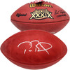 Tom Brady Autographed Official NFL Leather Super Bowl XXXIX Logo Football Fanatics Holo #AA0104084