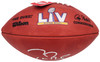 Tom Brady Autographed Official NFL Leather Super Bowl LV Logo Football Fanatics Holo #AA0104045