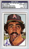 Gil Flores Autographed 1978 SSPC All Star Gallery Card #209 California Angels PSA/DNA #83310615