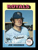 Joe Hoerner Autographed 1975 Topps Card #629 Kansas City Royals SKU #203923