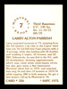Larry Parrish Autographed 1975 SSPC Card #326 Montreal Expos SKU #204664