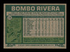 Bombo Rivera Autographed 1977 Topps Card #178 Montreal Expos SKU #205051