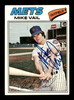 Mike Vail Autographed 1977 Topps Card #246 New York Mets SKU #205101