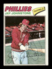 Jay Johnstone Autographed 1977 Topps Card #415 Philadelphia Phillies SKU #205168