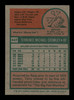 Terry Crowley Autographed 1975 Topps Card #447 Cincinnati Reds SKU #204470