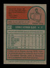 Dennis Blair Autographed 1975 Topps Mini Card #521 Montreal Expos SKU #204486