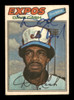 Dave Cash Autographed 1977 Topps Stickers Card #12 Montreal Expos SKU #204957