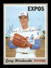 Gary Waslewski Autographed 1970 Topps Card #607 Montreal Expos SKU #204188