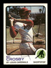 Ed Crosby Autographed 1973 Topps Card #599 St. Louis Cardinals SKU #204321
