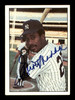 Elliott Maddox Autographed 1975 SSPC Card #451 New York Yankees SKU #204615