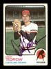 Dick Tidrow Autographed 1973 Topps Card #339 Cleveland Indians SKU #204306