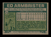 Ed Armbrister Autographed 1977 Topps Card #203 Cincinnati Reds SKU #205078