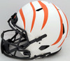 Ja'Marr Chase Autographed Cincinnati Bengals Lunar Eclipse White Full Size Authentic Speed Helmet Beckett BAS QR Stock #205623