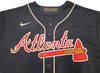 Atlanta Braves Ronald Acuna Jr. Autographed Blue Nike Jersey Size XL JSA Stock #205684