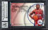 Allen Iverson Autographed 1996-97 Fleer Rookie Card #235 Philadelphia 76ers Auto Grade Gem Mint 10 Beckett BAS #14128963