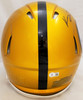 Kenny Pickett Autographed Pittsburgh Steelers Flash Yellow Full Size Authentic Speed Helmet Beckett BAS QR Stock #205924