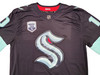 Seattle Kraken Matty Beniers Autographed Blue Fanatics Jersey Size XL With Inaugural Patch Fanatics Holo Stock #206003