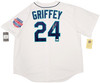 Seattle Mariners Ken Griffey Jr. Autographed White Nike Cooperstown Edition Jersey HOF Patch Size XXL Beckett BAS QR Stock #206025