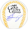 Ken Griffey Jr. Autographed Official Gold Glove Logo Baseball Seattle Mariners Beckett BAS QR Stock #206029