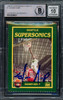 Shawn Kemp Autographed 1990 Smokey The Bear Rookie Card #7 Seattle Super Sonics Auto Grade Gem Mint 10 Beckett BAS #14236623