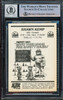 Shawn Kemp Autographed 1990 Smokey The Bear Rookie Card #7 Seattle Super Sonics Auto Grade Gem Mint 10 Beckett BAS #14236623