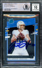 Justin Herbert Autographed 2020 Donruss Clearly Rated Rookie Card #RR-JH Los Angeles Chargers Auto Grade Gem Mint 10 Beckett BAS Stock #206076