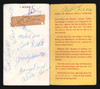 San Francisco Seals Autographed 3.5x6 Stamp Album With 25 Signatures Including Joe Gordon Beckett BAS #AB72591