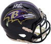 David Ojabo Autographed Baltimore Ravens Black Speed Mini Helmet Beckett BAS QR Stock #206132