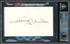 Johnny Unitas Autographed 3x5 Index Card Baltimore Colts Beckett BAS #14232609