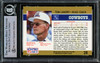 Tom Landry Autographed 1990 Pro Set Card #28 Dallas Cowboys Beckett BAS #14230967