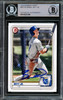 Bobby Witt Jr. Autographed 2020 Bowman Draft Rookie Card #BD-152 Kansas City Royals Beckett BAS Stock #206566